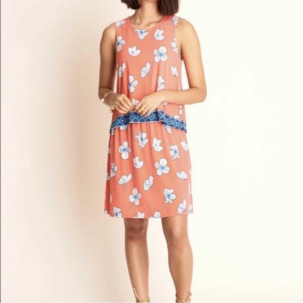 NWT Hatley Roberta Coral Floral Dress Size S